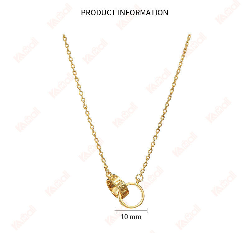 pendant necklaces water wave chain